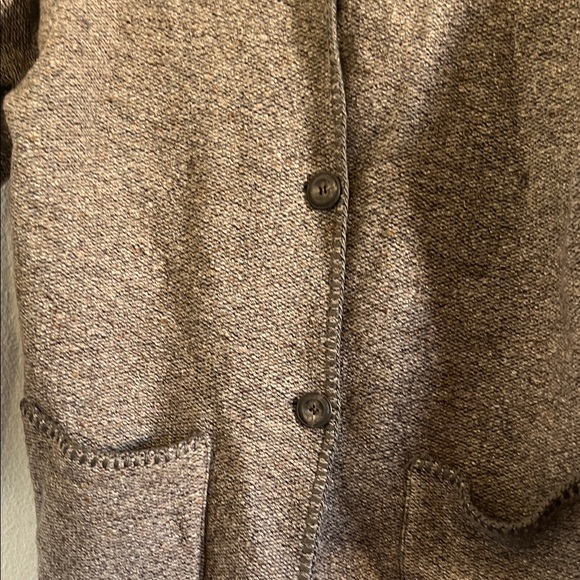 MARC AUREL VITAGE Brown Knit Button-Up Blazer - Picture 5 of 8